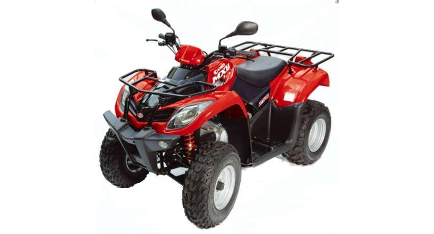 Corfu quad/atv rentals - Kymco MXU 250cc - Sunriders