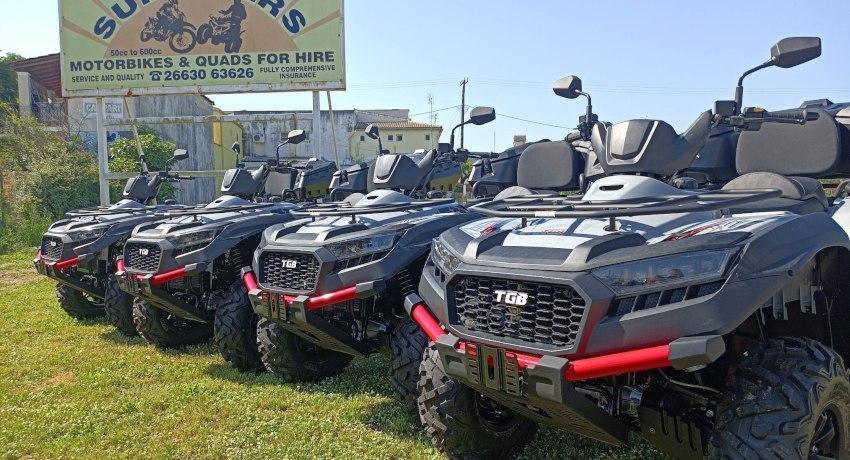 Hire quads/ATVs in Corfu - Sunriders Motorbikes