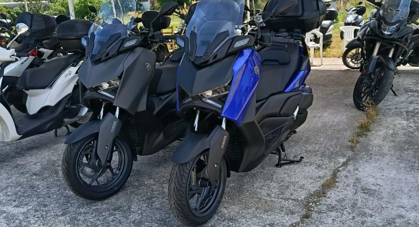 Corfu scooter rentals - Yahama XMax 300 - Sunriders